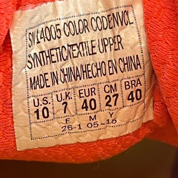 Skechers Go Run Ultra Road Women's Size 10 Orange Red Running Athletic Shoes - Picture 11 of 11